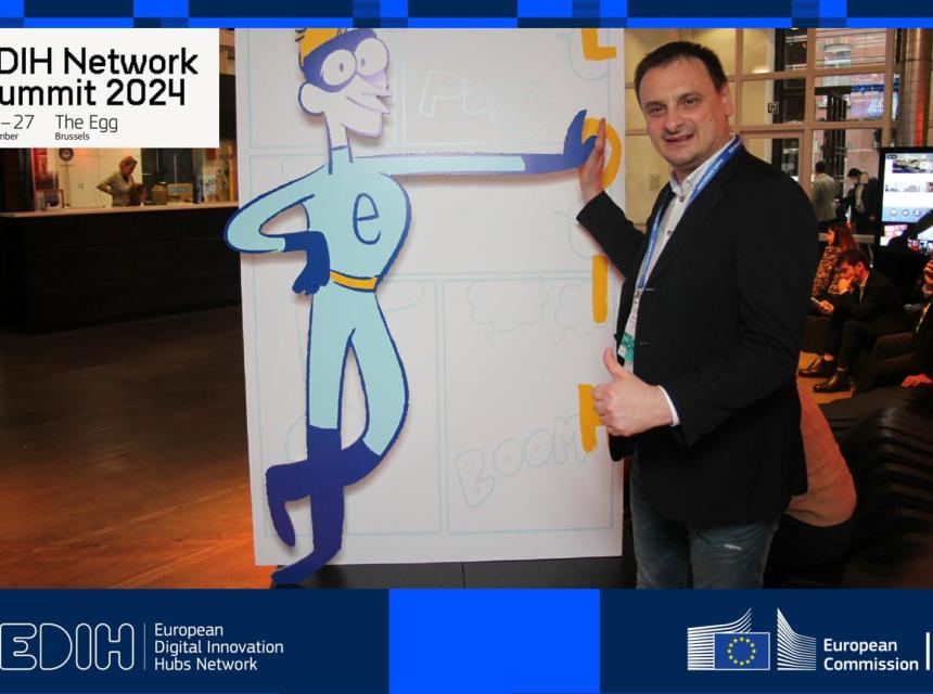 Nazar Podolchak and the WEST EDIH team attended the annual EDIH Summit, organized by the European Commission