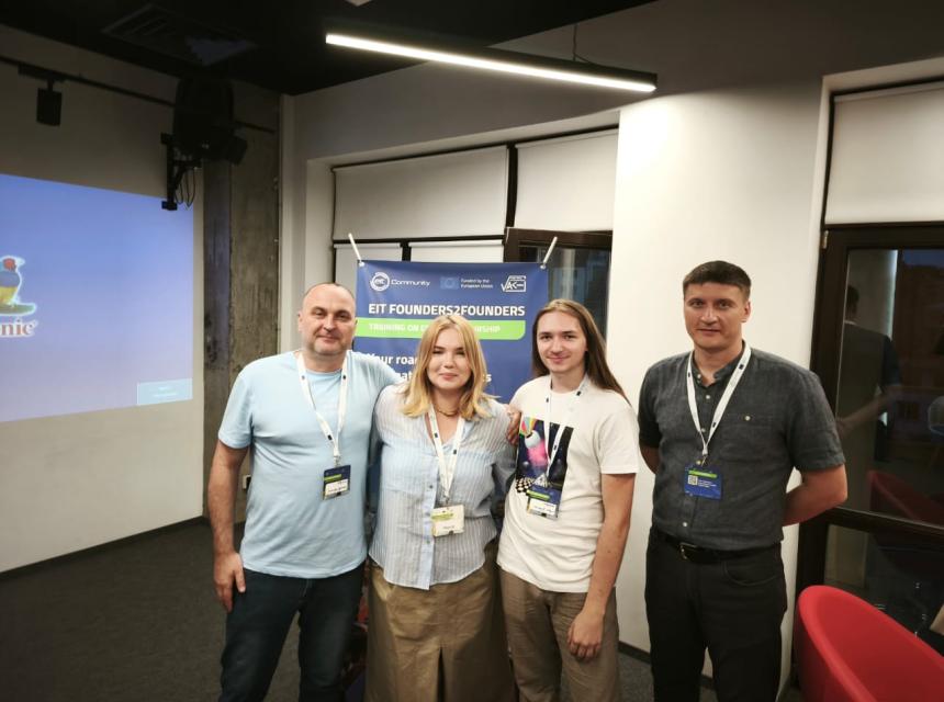 Команда DoFamine стала учасником EIT Founders2Founders — The power of Win-Win: Turning connections into growth в Одесі.